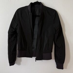 Lululemon Black Bomber Jacket